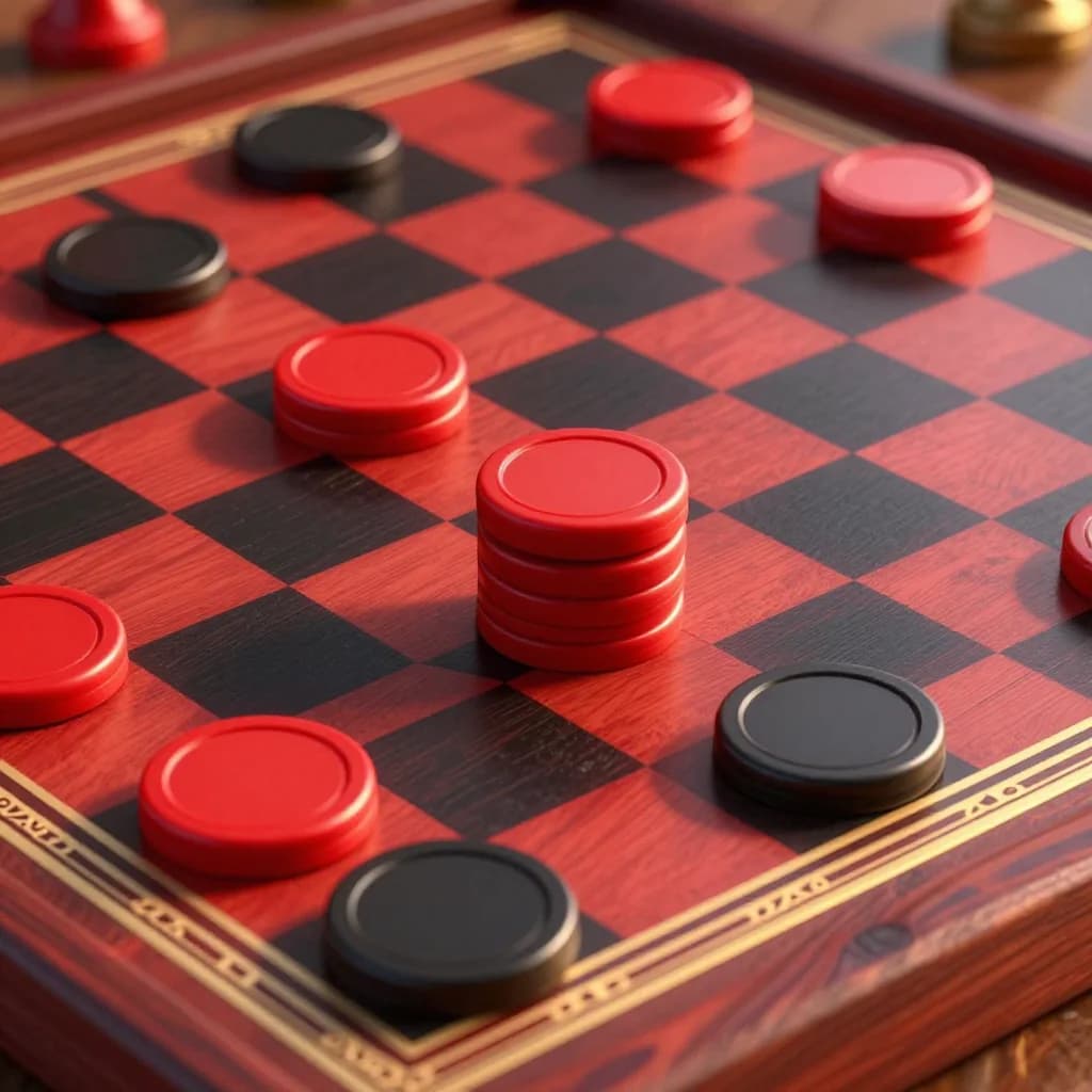 Checkers 3D game cover
