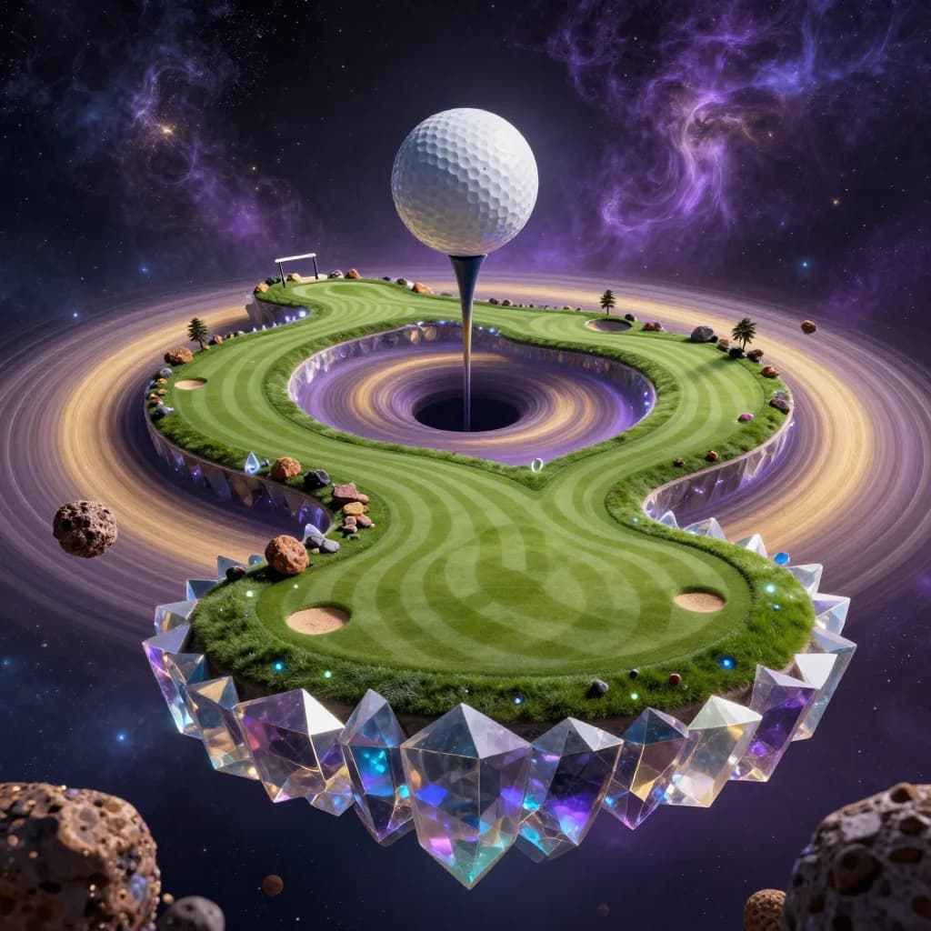 Cosmic Golf 3D game cover