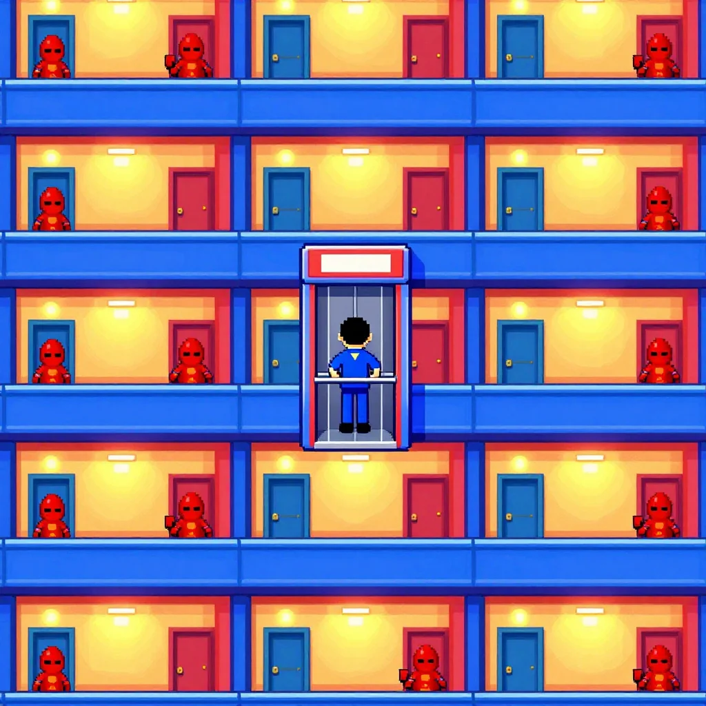 Elevator Action 3D game cover