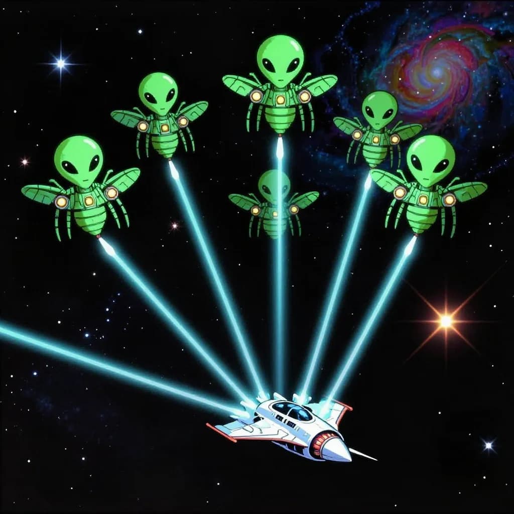 Galaga 3D game cover