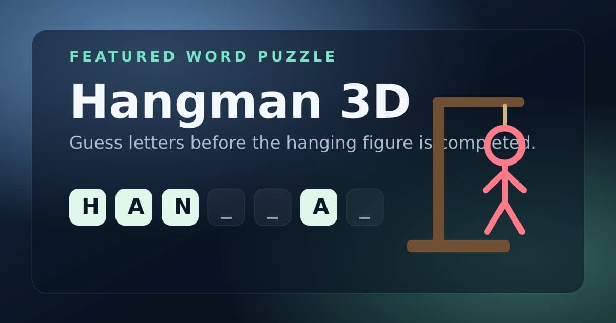 Hangman 3D