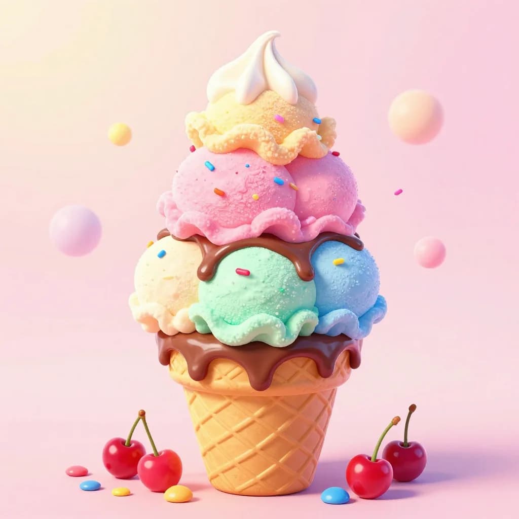 Ice Cream 3D game cover