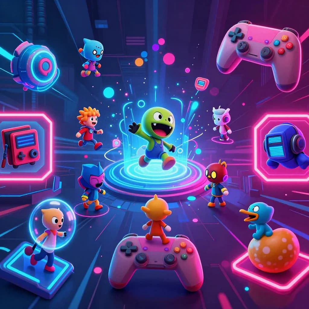 Neon Bouncer game cover