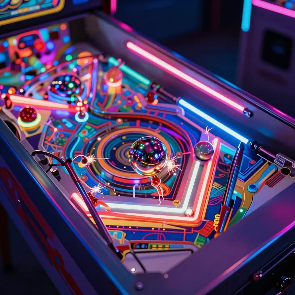 Neon Pinball 3D game cover