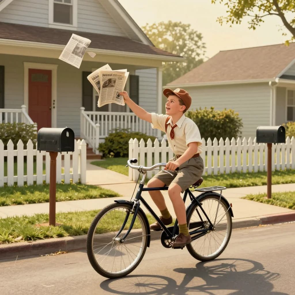 Paperboy 3D game cover