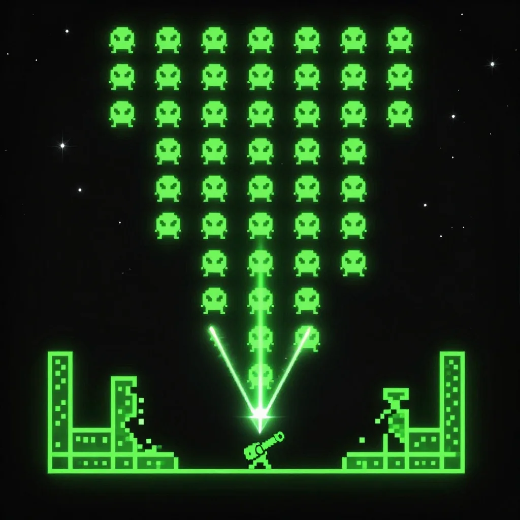 Space Invaders 3D game cover