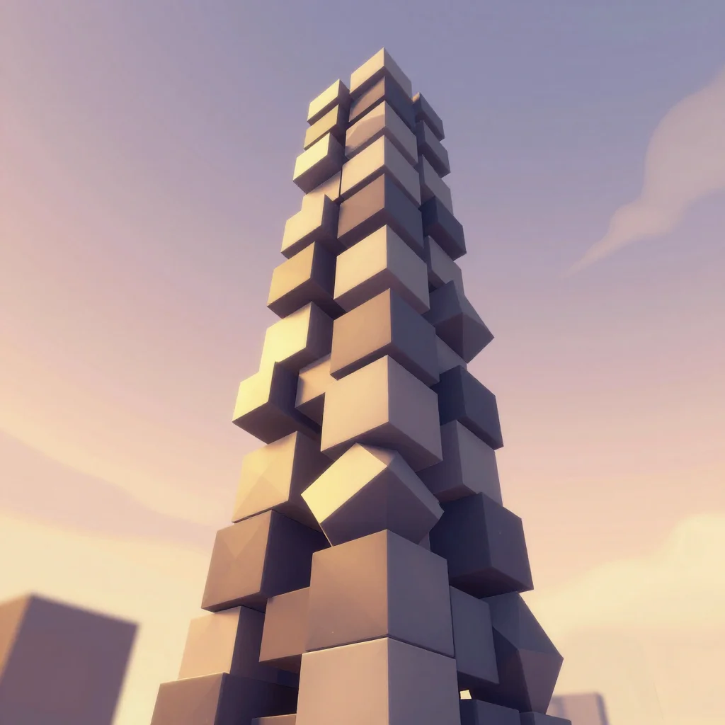 Stack Tower 3d game cover