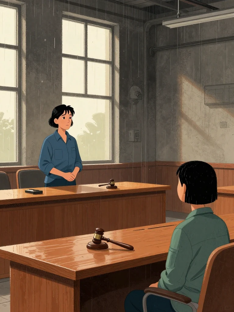 Odile Calder, the same person, stands at the council table, hands clasped, addressing the room with calm authority. Noor Haddad, the same person, sits nearby, listening intently. Sunlight streams through tall windows, illuminating polished wood. A gavel rests on the table, untouched. The air holds the weight of a decision just deferred. Setting: Lassiter Council Chamber.